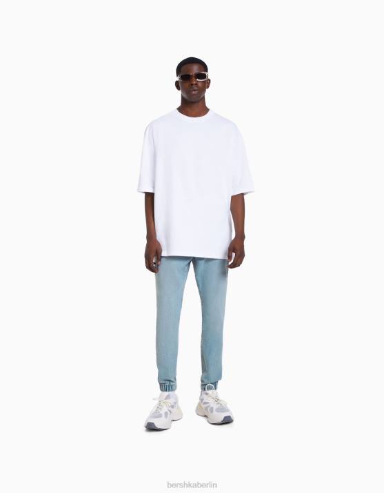 hellblau Bershka Männer Jogger-Jeans H00J3177