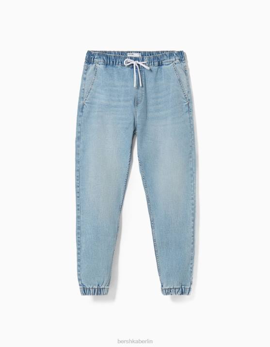 hellblau Bershka Männer Jogger-Jeans H00J3177