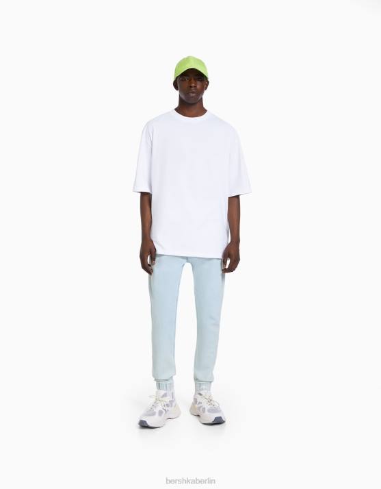 hellblau Bershka Männer Jogger-Jeans H00J3179