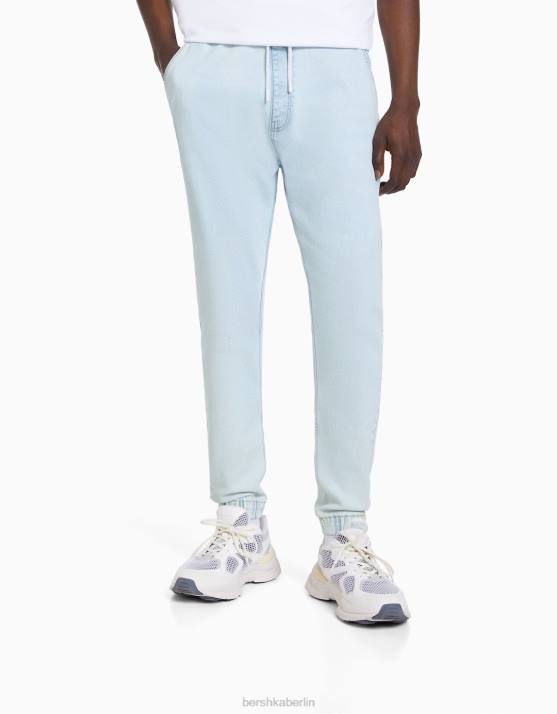 hellblau Bershka Männer Jogger-Jeans H00J3179