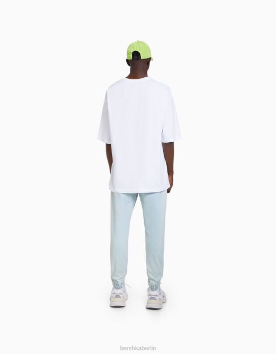 hellblau Bershka Männer Jogger-Jeans H00J3179
