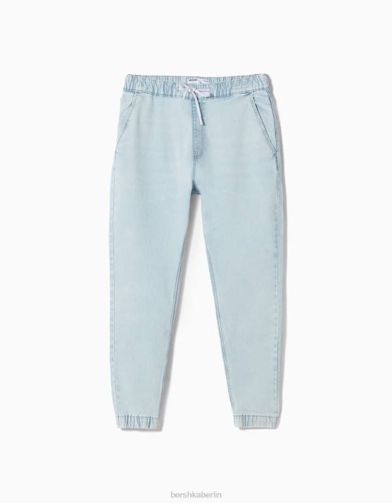 hellblau Bershka Männer Jogger-Jeans H00J3179
