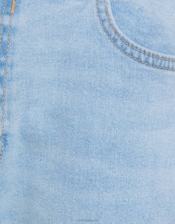 hellblau Bershka Männer Super-Skinny-Jeans H00J3151