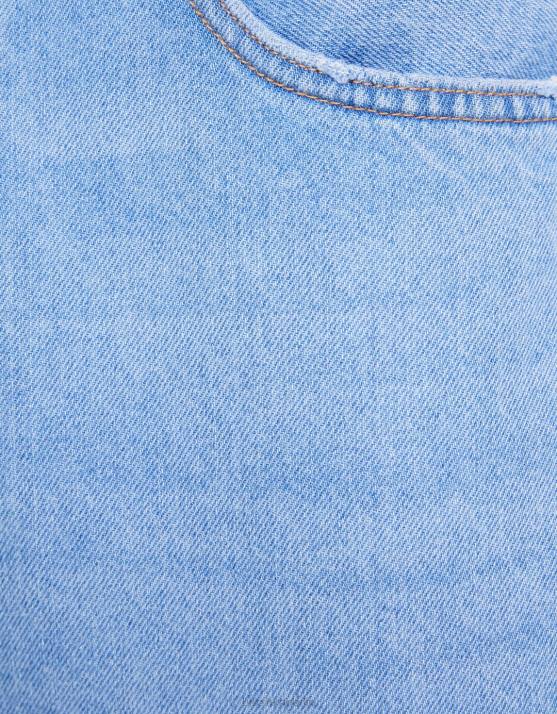 hellblau Bershka Männer locker sitzende Jeans H00J3162