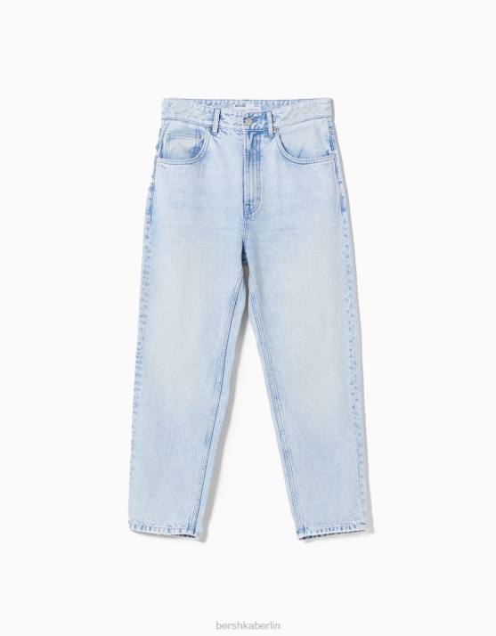 hellblau Bershka Männer locker sitzende Jeans H00J3163