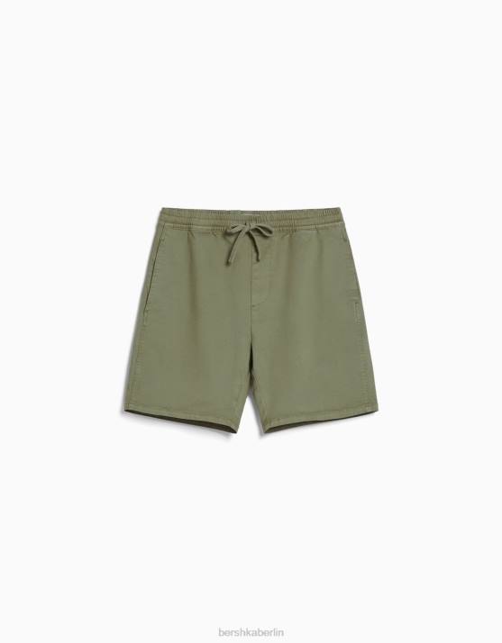 khaki Bershka Männer Bermuda-Jogginghose H00J3355