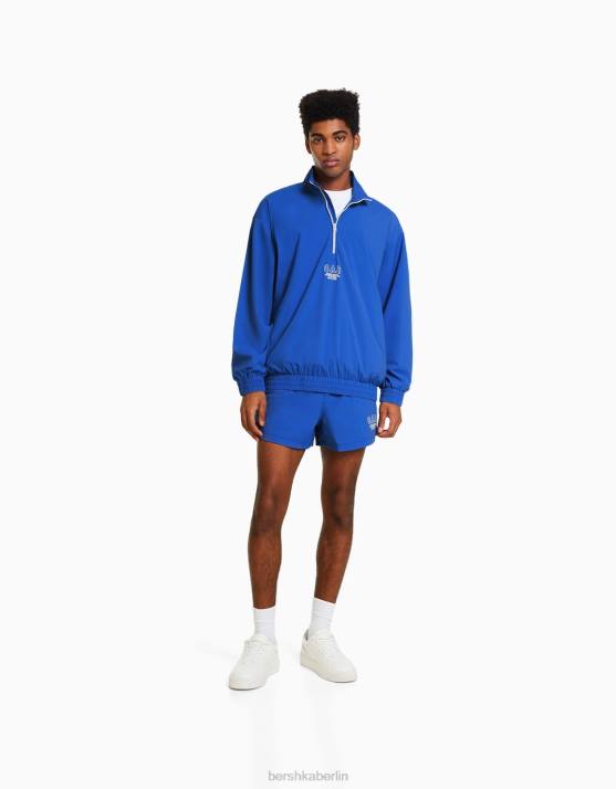 Blau Bershka Männer neu H00J3413