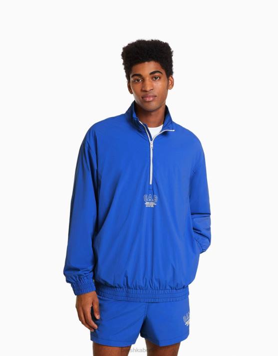 Blau Bershka Männer neu H00J3413