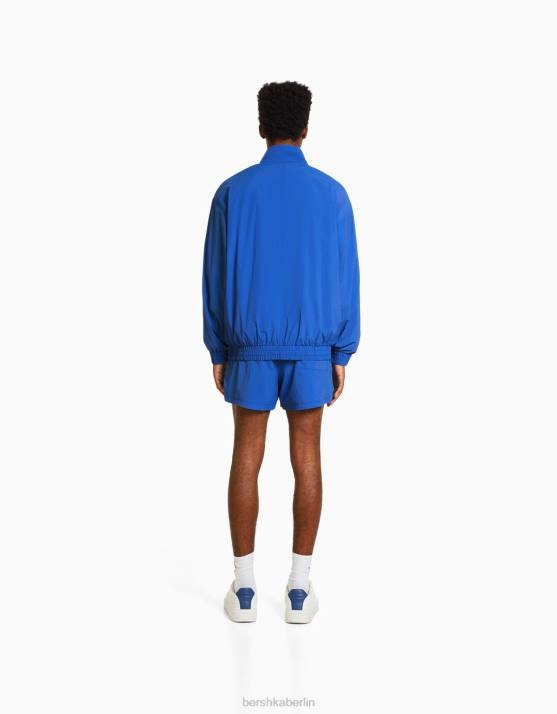 Blau Bershka Männer neu H00J3413