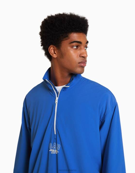 Blau Bershka Männer neu H00J3413