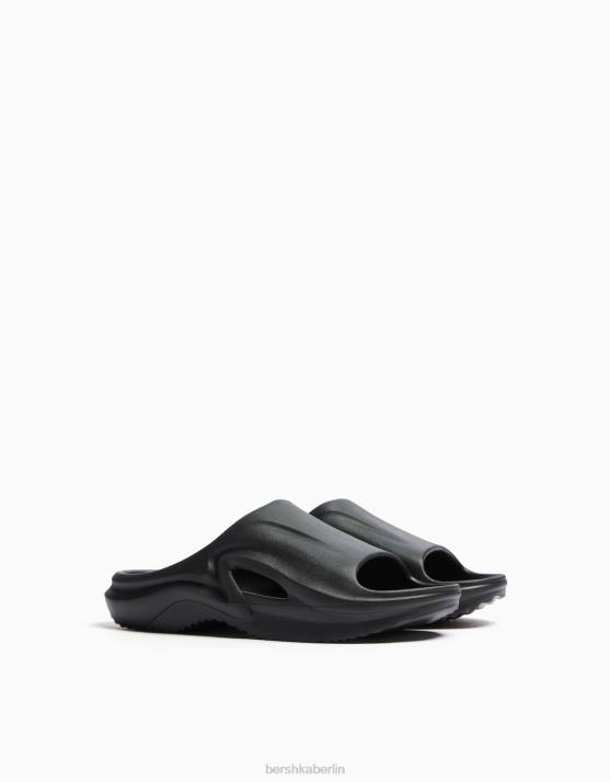 Schwarz Bershka Männer technische Sandalen H00J3552
