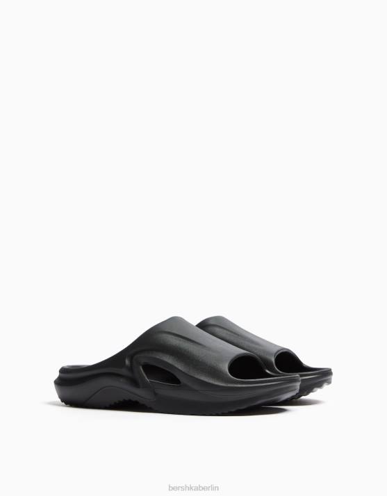 Schwarz Bershka Männer technische Sandalen H00J3555