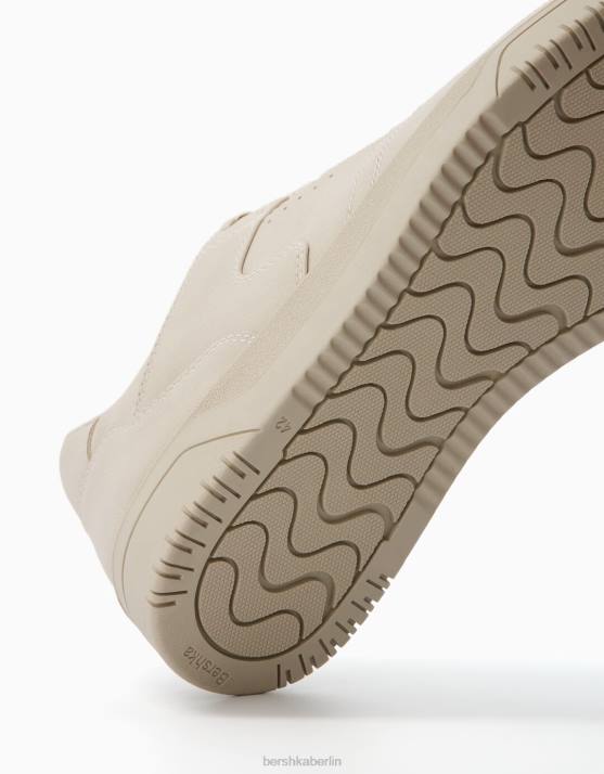 Sand Bershka Männer mehrschichtige Sneaker H00J3471