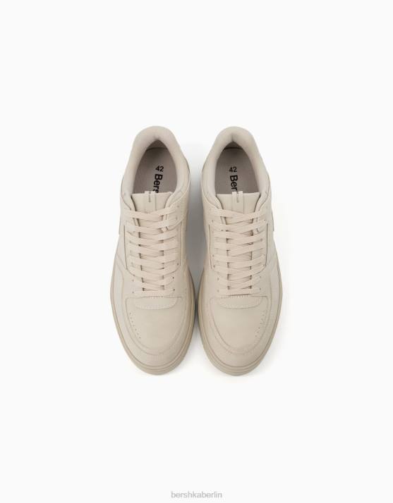 Sand Bershka Männer mehrschichtige Sneaker H00J3471