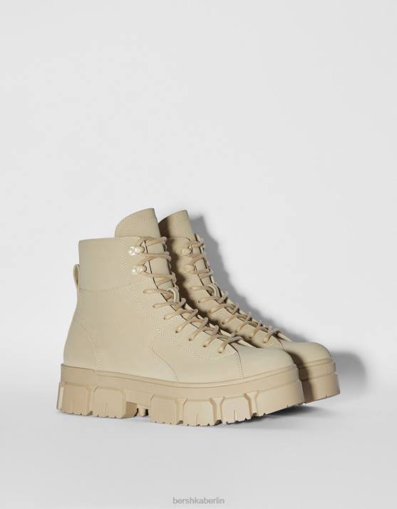 Sand Bershka Männer Schnürstiefel mit Bahnsohle H00J3448