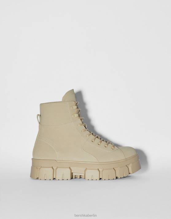 Sand Bershka Männer Schnürstiefel mit Bahnsohle H00J3448