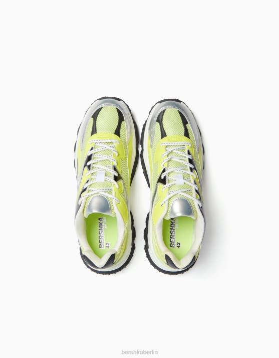 Kalk Bershka Männer mehrteilige Sneaker H00J3517