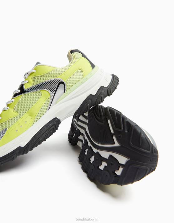 Kalk Bershka Männer mehrteilige Sneaker H00J3517