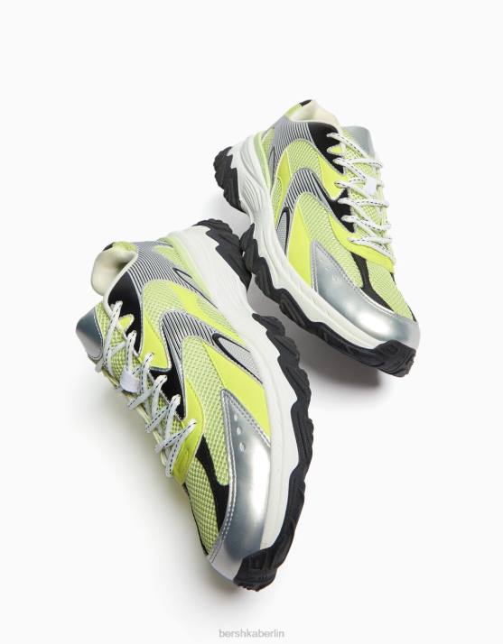 Kalk Bershka Männer mehrteilige Sneaker H00J3517