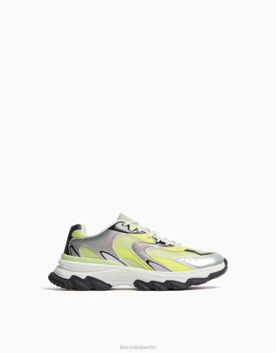 Kalk Bershka Männer mehrteilige Sneaker H00J3517