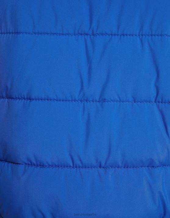 Blau Bershka Männer leichte Pufferjacke H00J3079