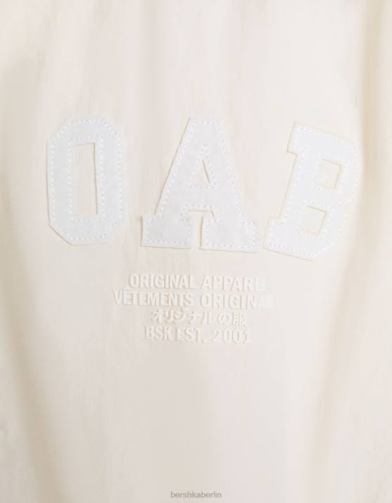 Gelb Bershka Männer leichte Nylonjacke H00J3086