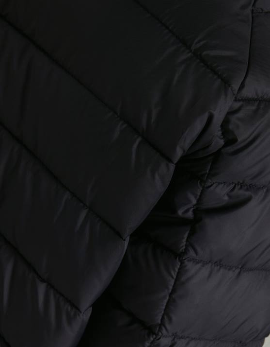 Schwarz Bershka Männer leichte Pufferjacke H00J3061