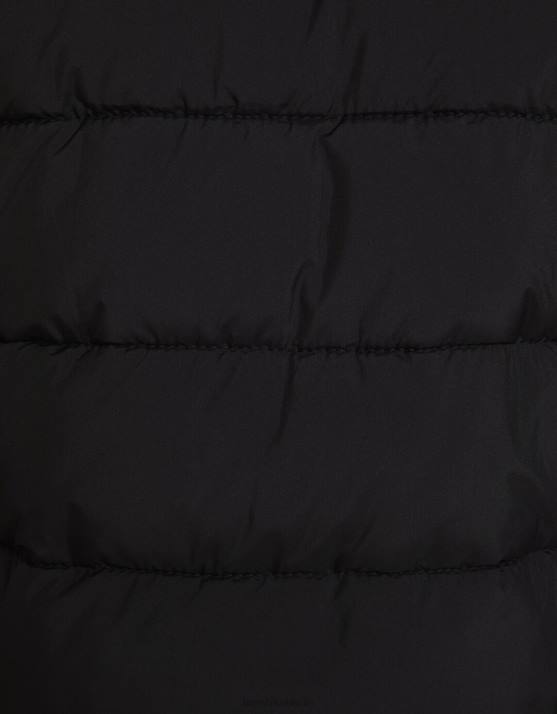 Schwarz Bershka Männer leichte Pufferjacke H00J3081