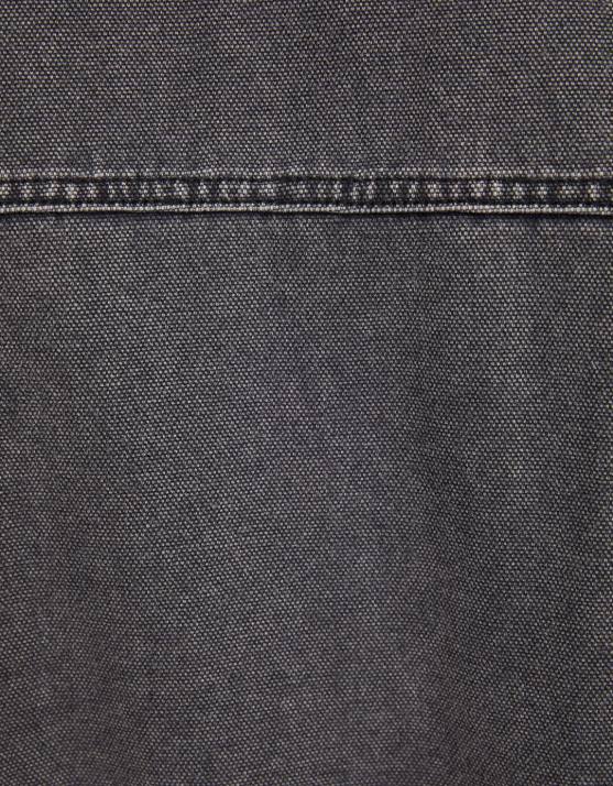 dunkelgrau Bershka Männer Bomberjacke aus Baumwolle H00J3103