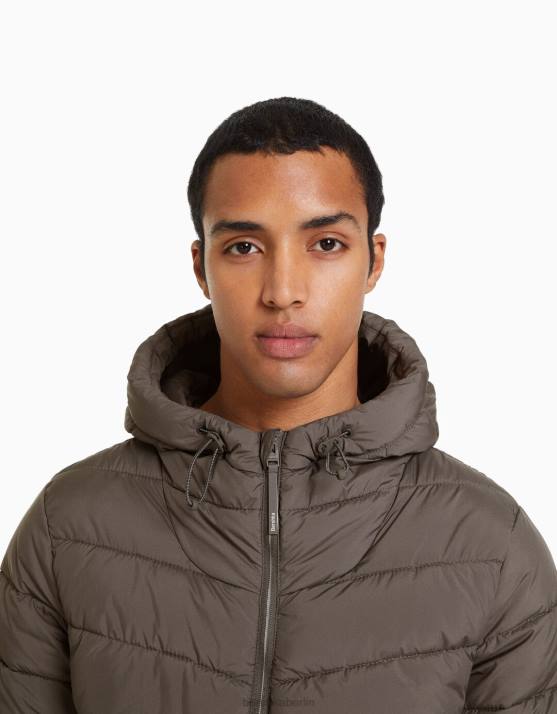exklusiv Bershka Männer leichte Pufferjacke H00J3080