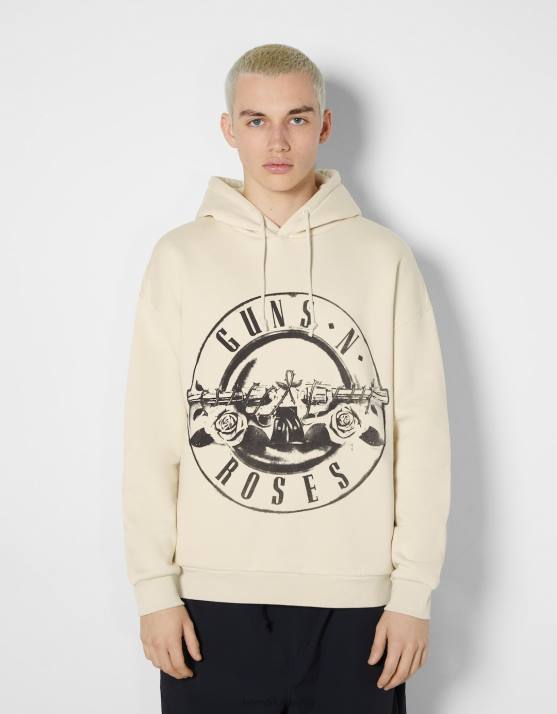 Kamel Bershka Männer Guns n' Roses Kapuzenpullover H00J2988