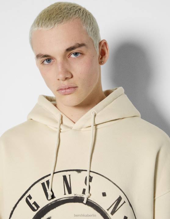 Kamel Bershka Männer Guns n' Roses Kapuzenpullover H00J2988