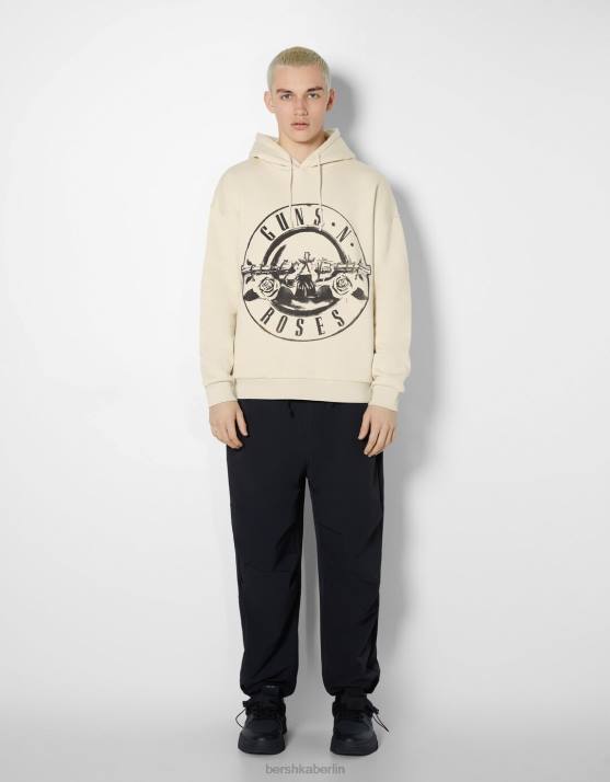 Kamel Bershka Männer Guns n' Roses Kapuzenpullover H00J2988