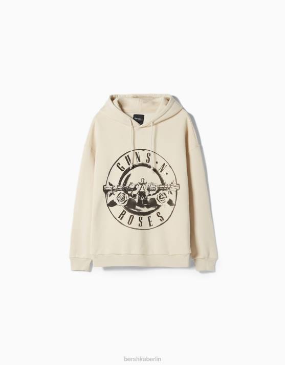 Kamel Bershka Männer Guns n' Roses Kapuzenpullover H00J2988