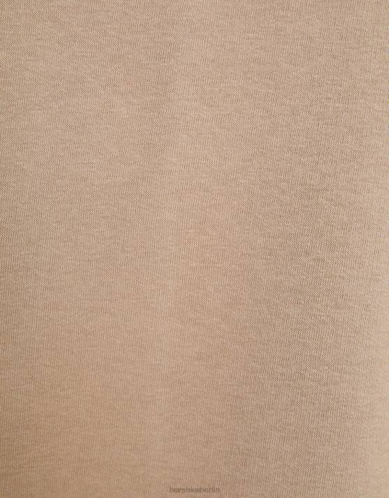 Kamel Bershka Männer Übergroßer Kapuzenpullover H00J2959