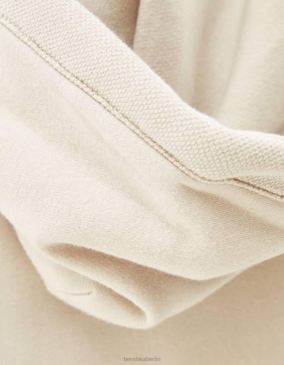 Stein Bershka Männer Kapuzenpullover mit Reißverschluss H00J2991