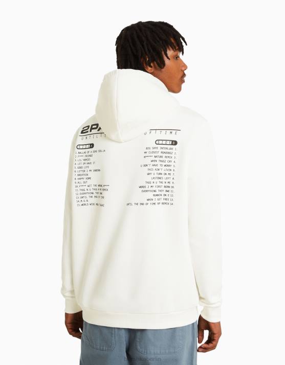 andere Bershka Männer Tupac-Hoodie H00J2970