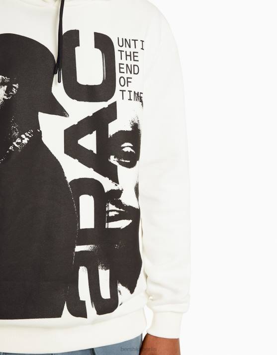 andere Bershka Männer Tupac-Hoodie H00J2970
