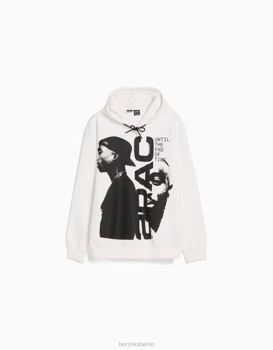 andere Bershka Männer Tupac-Hoodie H00J2970