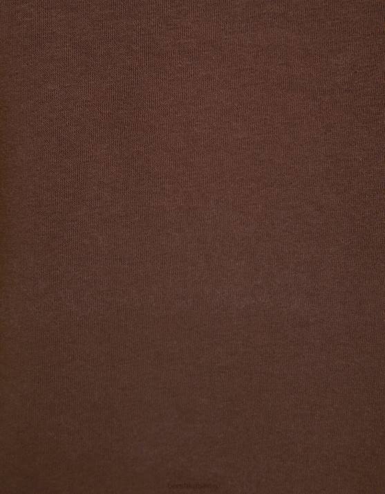 braun Bershka Männer Übergroßer Kapuzenpullover H00J2958