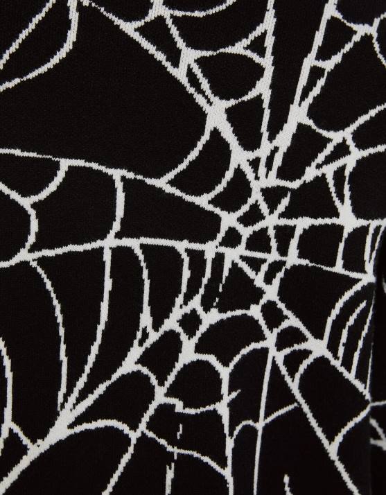 Schwarz Bershka Männer bedruckter Pullover H00J3015