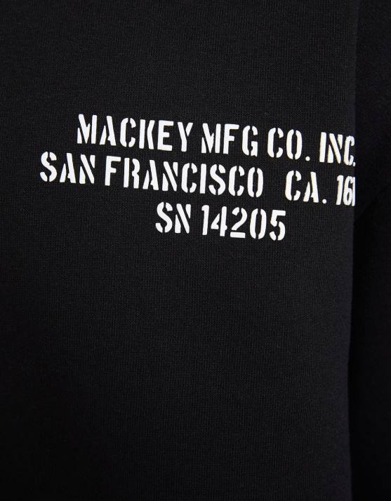 Schwarz Bershka Männer Übergroßes bedrucktes Sweatshirt H00J2967