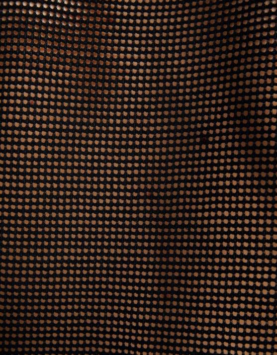 Schwarz Bershka Männer Rustikales Mesh-T-Shirt mit Trägern H00J2622