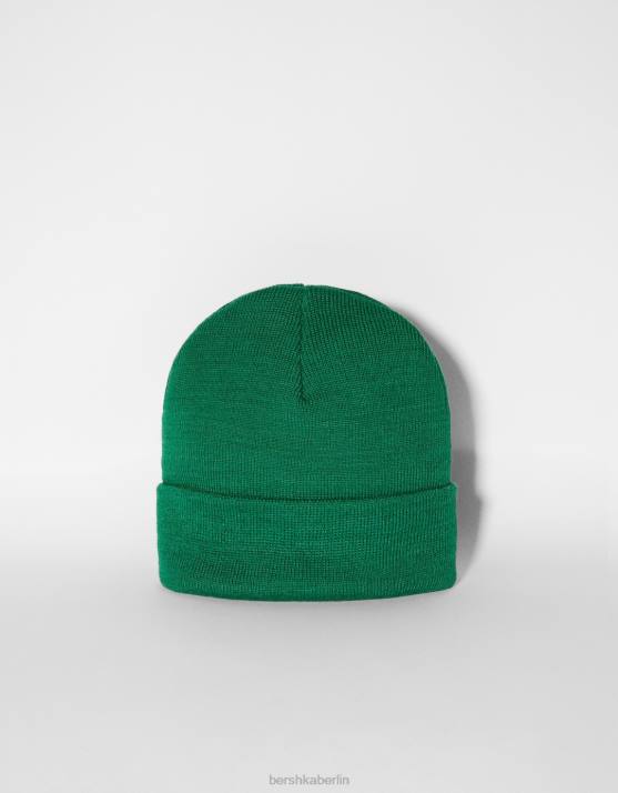 Grün Bershka Männer Einfache Mütze H00J3624