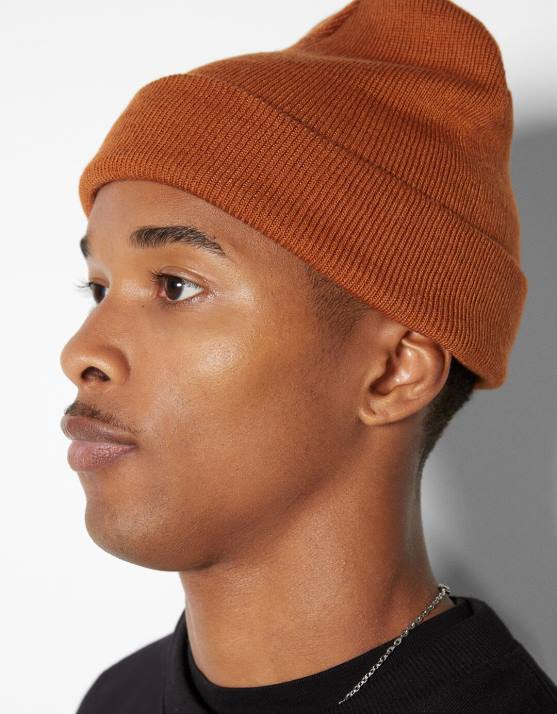 Kamel Bershka Männer Einfache Mütze H00J3617