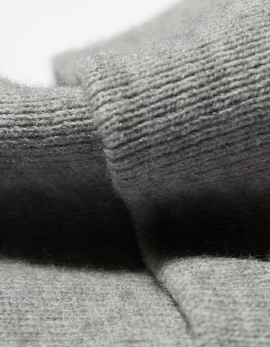 grau Bershka Männer Einfache Mütze H00J3626