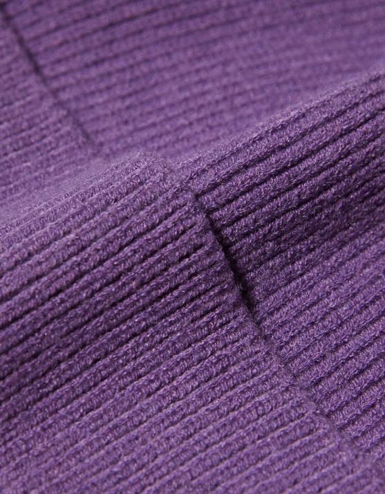 violett Bershka Männer kurze Mütze H00J3619