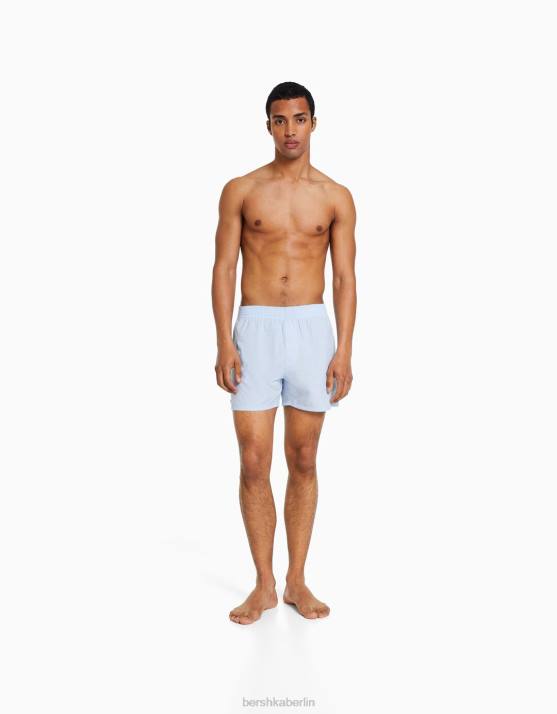 Blau Bershka Männer Set mit 2 Boxershorts H00J3437