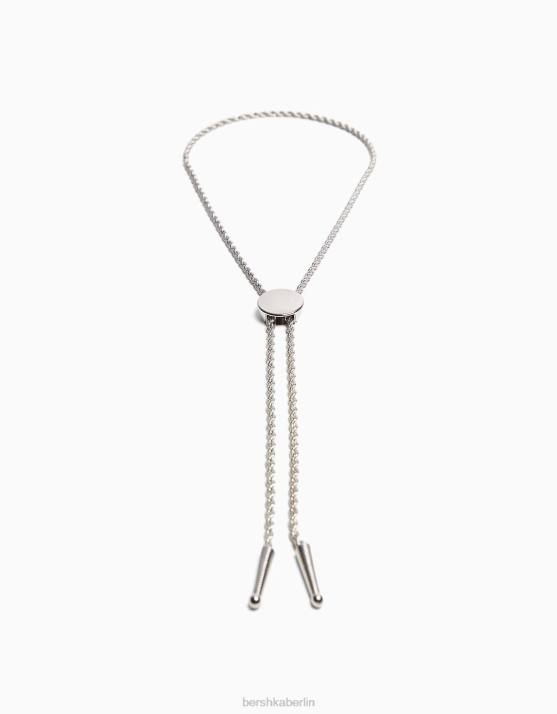 Silber Bershka Männer Krawattenhalskette H00J3686