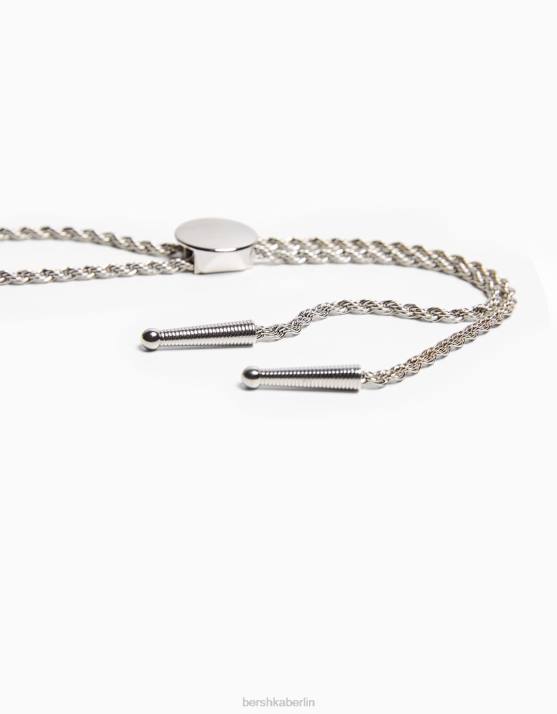 Silber Bershka Männer Krawattenhalskette H00J3686